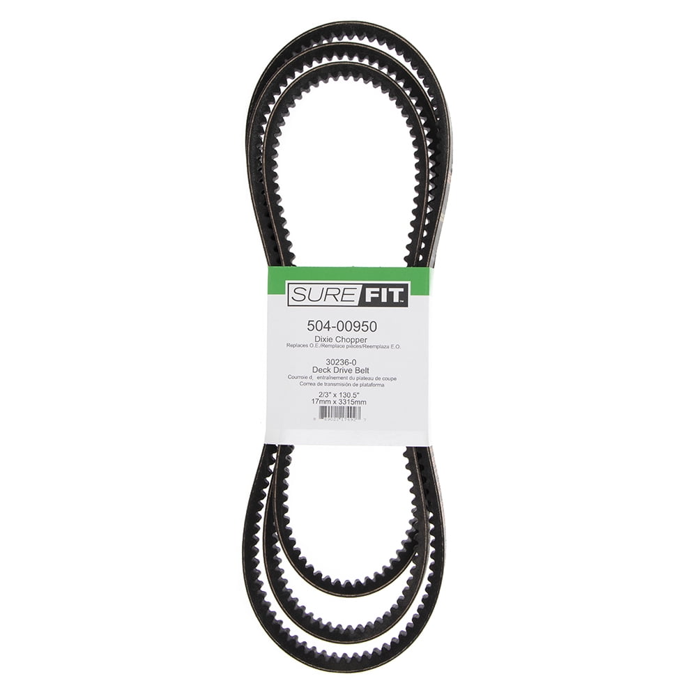 SureFit Deck Drive Belt Replacement for Dixie Chopper 302360 60" Cut