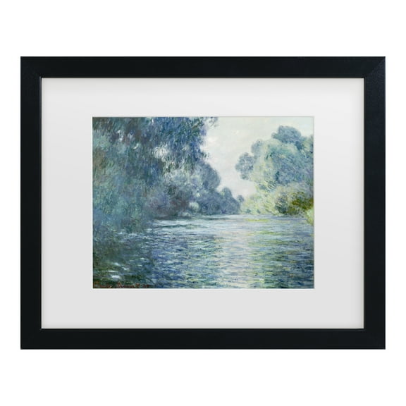 Trademark Fine Art 'Branch of the Seine near Giverny' Canvas Art by Claude Monet