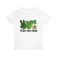 thumbnail image 2 of Peace Love Irish Gnome Unisex Jersey Short Sleeve Tee, 2 of 10