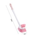 thumbnail image 3 of EGYMEN Toilet Brush, Ergonomic Cleaning Brush with Long Handle, Flexible Toilet Cleaner for Effective Bathroom Hygiene, Space-Saving Toilet Scrubber for Easy Storage(Pink), 3 of 6
