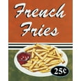 thumbnail image 2 of Jones, Catherine 20x24 Black Ornate Wood Framed with Double Matting Museum Art Print Titled - French Fries, 2 of 4