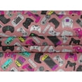 thumbnail image 5 of oneOone Velvet Rose Pink Fabric Video Game Sewing Craft Projects Fabric Prints By Yard 58 Inch Wide, 5 of 5