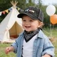thumbnail image 2 of Gibobby Kids Car Pattern Flag Baseball Cap Adjustable Washed Race Car Hat for Toddler Unisex Boys Girls Age 12-18 Months 1-4T(3-8 Years,Black), 2 of 7