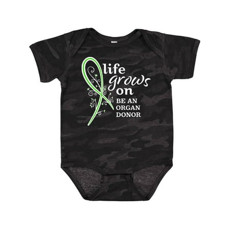 

Inktastic Life Grows On- be an Organ Donor Gift Baby Boy or Baby Girl Bodysuit
