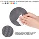 thumbnail image 4 of Silicona Salvamanteles Esteras 2uds, Redondo Caliente Sartenes Almohadillas, Calor Resistente Secado Estera para Cocina Encimera Mesa - Profundo Gris, Claro Gris, 4 of 5