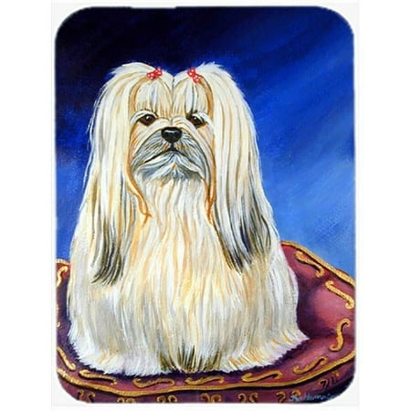 

Lhasa Apso Glass Cutting Board - Large- 15 x 12 in.