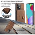 thumbnail image 5 of Case for Samsung Galaxy A33 5G, Detachable Magnetic Wallet Credit Card Slot Kickstand Cover Support Wireless Charging Compatible with Samsung Galaxy A33 5G (Brown), 5 of 17