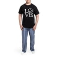 thumbnail image 5 of CafePress - Love Basketball Men's Dark Pajamas - Men's Dark Loose Fit Cotton Pajama Set, 5 of 7
