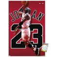 thumbnail image 1 of Michael Jordan - Jersey Wall Poster, 22.375" x 34" Framed, 1 of 4