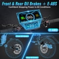 thumbnail image 5 of ONECNA 5600W Dual Motors Adult Electric Scooter, Mobile App Control, Up to 45 mph, 55 Miles Range, RGB Fashion Light 11" Off Road Tires E-Scooter GT7, 5 of 8