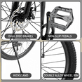 thumbnail image 6 of 26"Adult Electric Bicycles,500W Motor,20MPH 35+Miles,432Wh Battery,Commuting Ebike with Basket,7-Speed,UL2849, 6 of 12