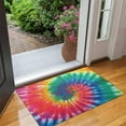 thumbnail image 2 of Colorful Tie Dye Pattern Door Rugs,Washable Non Slip Door Mats Indoor,Decorative Door Mats,Entry Mat Indoor for Entrance,Bedroom,Kitchen,Bathroom,17"x30", 2 of 6
