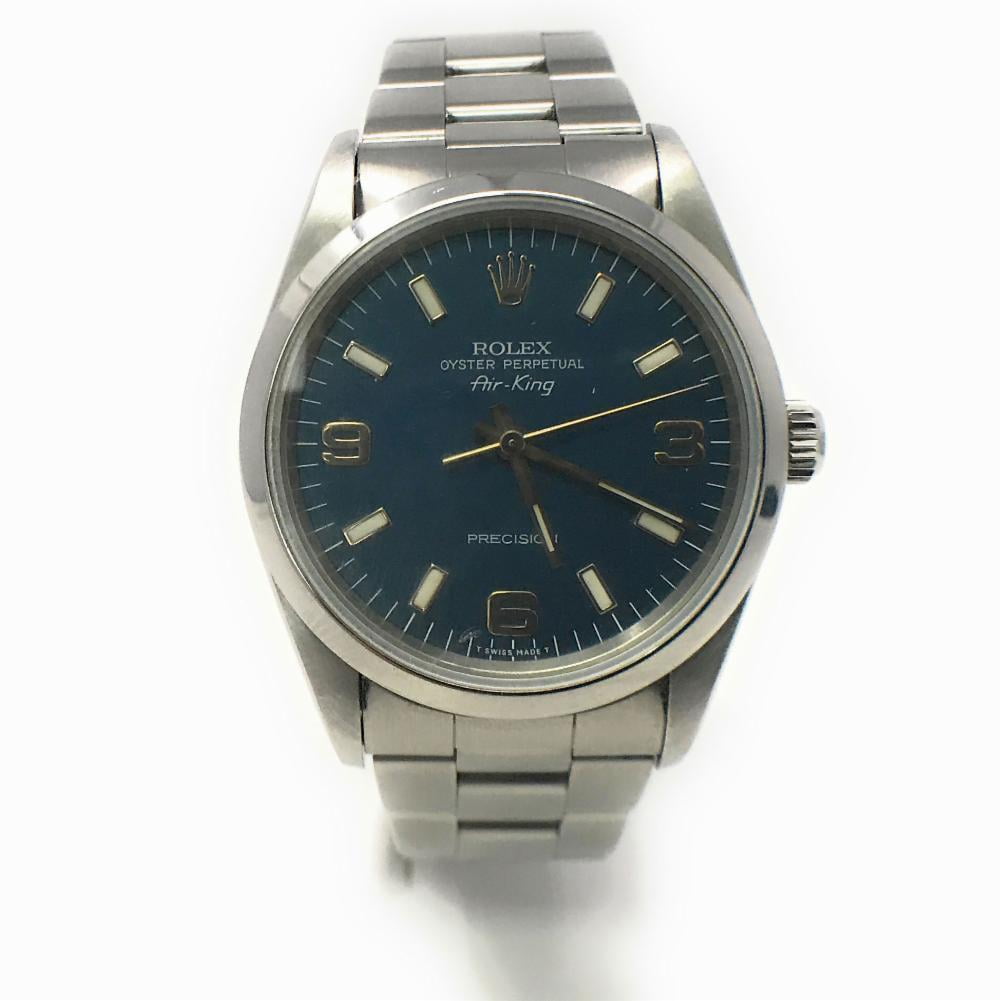 Rolex Air-king 14000 Steel Watch 
