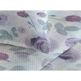thumbnail image 3 of Ambesonne Roses Quilted Bedspread Set 3 Pcs, Pastel Flowers and Leaves Art, Queen, Mauve and Pale Blue Grey, 3 of 4