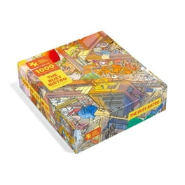 New York Puzzle Company - Vintage Cheese Illustration 500 Piece Jigsaw Puzzle For Adults