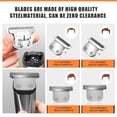thumbnail image 2 of T-Blade Detachable Replacement blades Compatible with Wahl Trimmers 9864/9864SS/9686/9818A/9854L/9876L/9854 /WSS3L/SS2L etc. (1 Pack), 2 of 6
