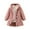 Pink, variant on ShomPort Fleece Jacket for Girls Button Down Hooded Sherpa Jacket Baby Girls Winter Outwear Coat 3-7Y