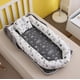 thumbnail image 2 of Cama de bebé plegable para recién nacidos, nido de dormir, bonita cama de viaje, cuna de bebé, Moisés de red, cesta infantil para 0-24 meses Fivean  unisex, 2 of 2