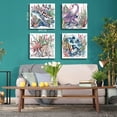 thumbnail image 5 of Nautical Theme Canvas Wall Art for Kids Bedroom Colorful Sea Turtle Dolphin Octopus Wall Decor Ocean Life Prints Pictures 16x16" 4Pcs Rustic Artworks Paintings for Bathroom Nursery Home Decoration, 5 of 6