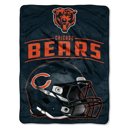 NFL Chicago Bears “Franchise” Micro Raschel Throw, 46” X 60”