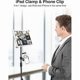 thumbnail image 5 of iPad Stand Tripod, Height Adjustable iPad Holder Stand & Floor iPad Stand with 360° Rotating iPad Stand Mount, 5 of 5
