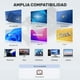 thumbnail image 3 of Unidad externa de CD y DVD Unitek USB C portátil +/-RW con lector SD, 3 of 8