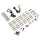 thumbnail image 2 of Kit de Componentes Electrónicos, Kit de Surtido de Componentes Electrónicos Livianos PCB Duradero Multifuncional para la Industria, 2 of 7