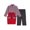 Dark Red, variant on TFW Little Boys Argyle 3 Piece Sweater Set – Dark Red, 5