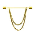 thumbnail image 4 of Broche de cadena con borlas, alfiler de solapa , alfiler de pecho para traje, accesorios para hombres y mujeres Dorado Yinane broches alfileres, 4 of 6