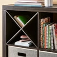 thumbnail image 3 of (3 pack) Better Homes & Gardens X Shelf Insert for Cube Organizers, Tobacco Oak, 3 of 10