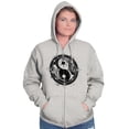 thumbnail image 4 of Koi Fish Ying Yang Balance Symbolic Zip Up Hoodie Men's Women's Brisco Brands X, 4 of 6