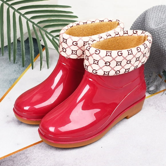 Rainboots Boots Women,Womens Rain Boots Fashion Short Rain Boot Womens Rain Boots Reliable and Durable