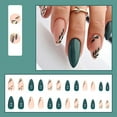 thumbnail image 2 of Uñas de pie cortas y cuadradas, brillantes, uñas postizas cortas y cuadradas, uñas de cobertura total, puntas de uñas de colores, 1 ml, 2 of 7