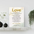 thumbnail image 4 of Inspirational Bible Verse Print 1 Corinthians 13:4-8 Love is Patient Paintings Canvas Wall Art Poster Canvas Artwork Ready to Hang Modern Home Office Wedding Decor, 4 of 5