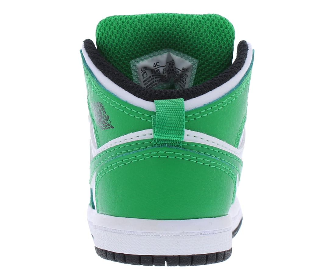 [DQ8425-301] Toddlers Air Jordan Retro 1 Mid 'Lucky Green' (TD)