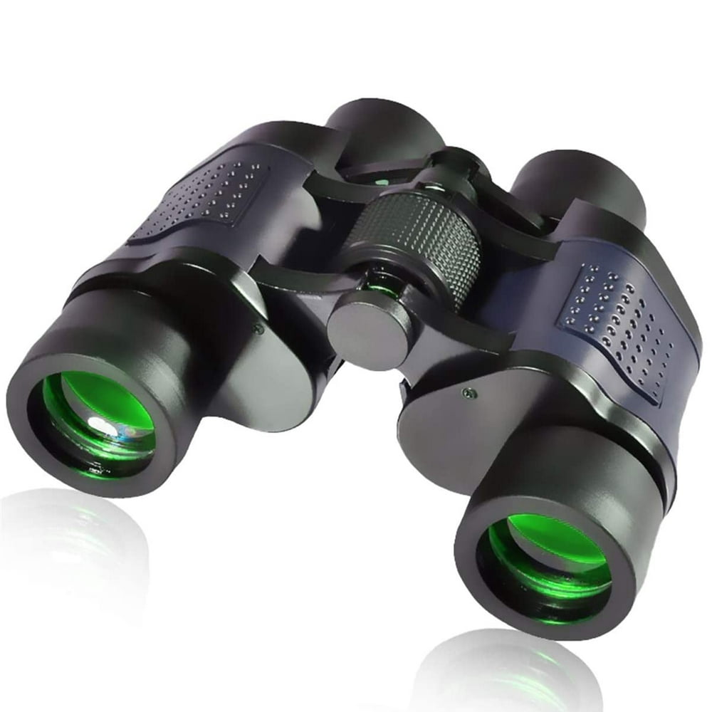 60x60 HD Binoculars Definition Sports Spotting Telescope Day / Low-Light Night Vision Folding with Carry Bag, Lens Cloth
