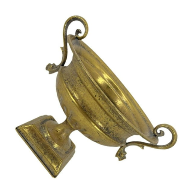 ZheElen Pot de Fleurs Rétro, Jardinière avec Support d'Arrangement Floral Européen Rétro pour Intérieur Extérieur 24.5x18x10cm