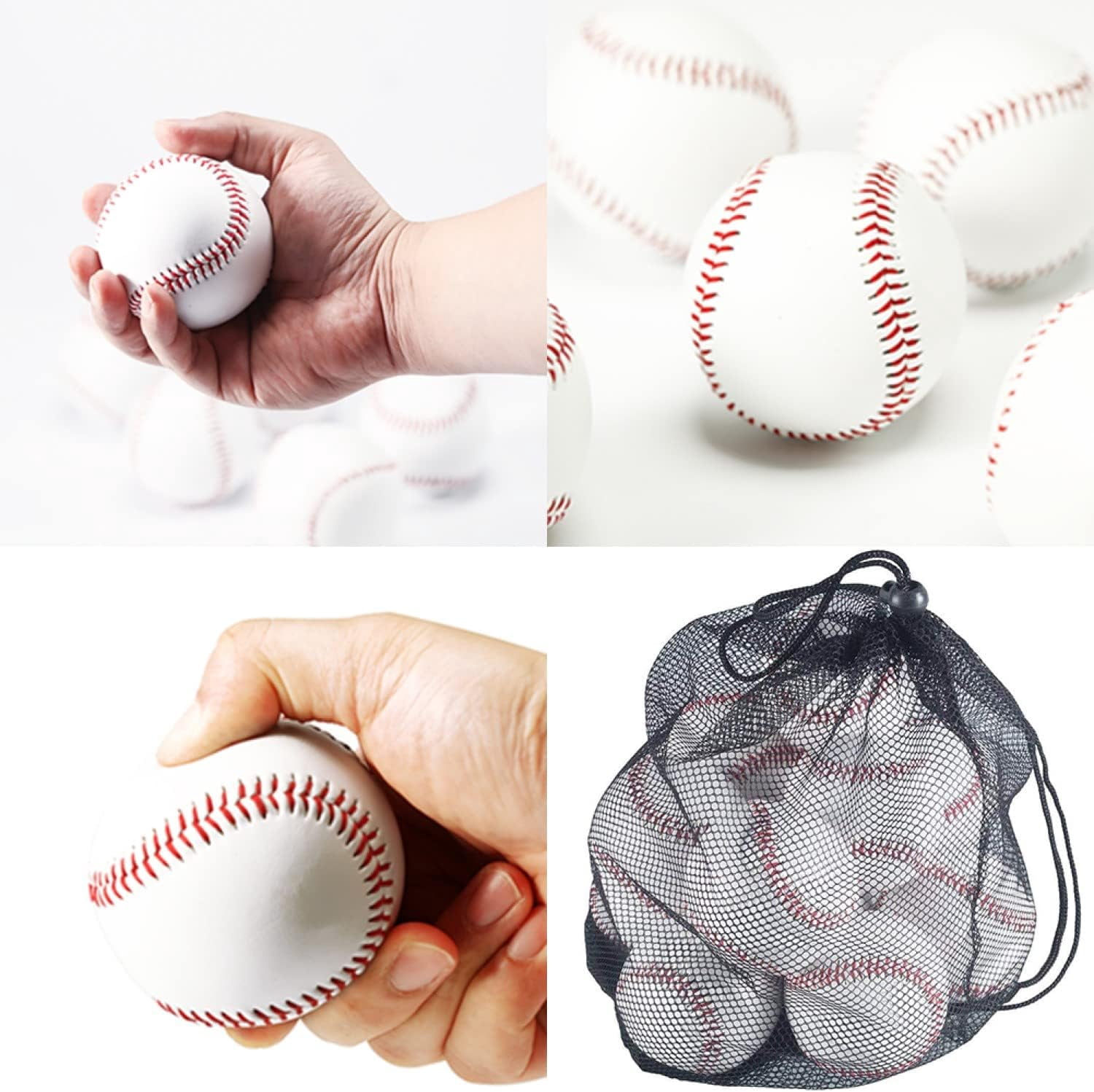 T-Ball Training Baseballs, Reduced Impact Safety Baseball, Unmarked & Soft Practice Baseballs for League Play, Pitching, Hitting, Batting, Fielding, Autograph