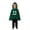 Green, variant on Childrens Grinning Face Print Cloak & Trousers Role Play Set for Boys Dress Up Party Holiday Outdoor School Ensemble