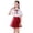 Wine, variant on Shadoumai Uniform Skirts for Girls Elastic High Waist Pleated Tennis Skirt School Outfits with Undershorts