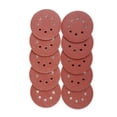 thumbnail image 2 of 100 piezas Papel de Lija Disco Flocado Nikou 5 pulgadas 8 Agujeros Grano 60 80 100 120 150, 2 of 12