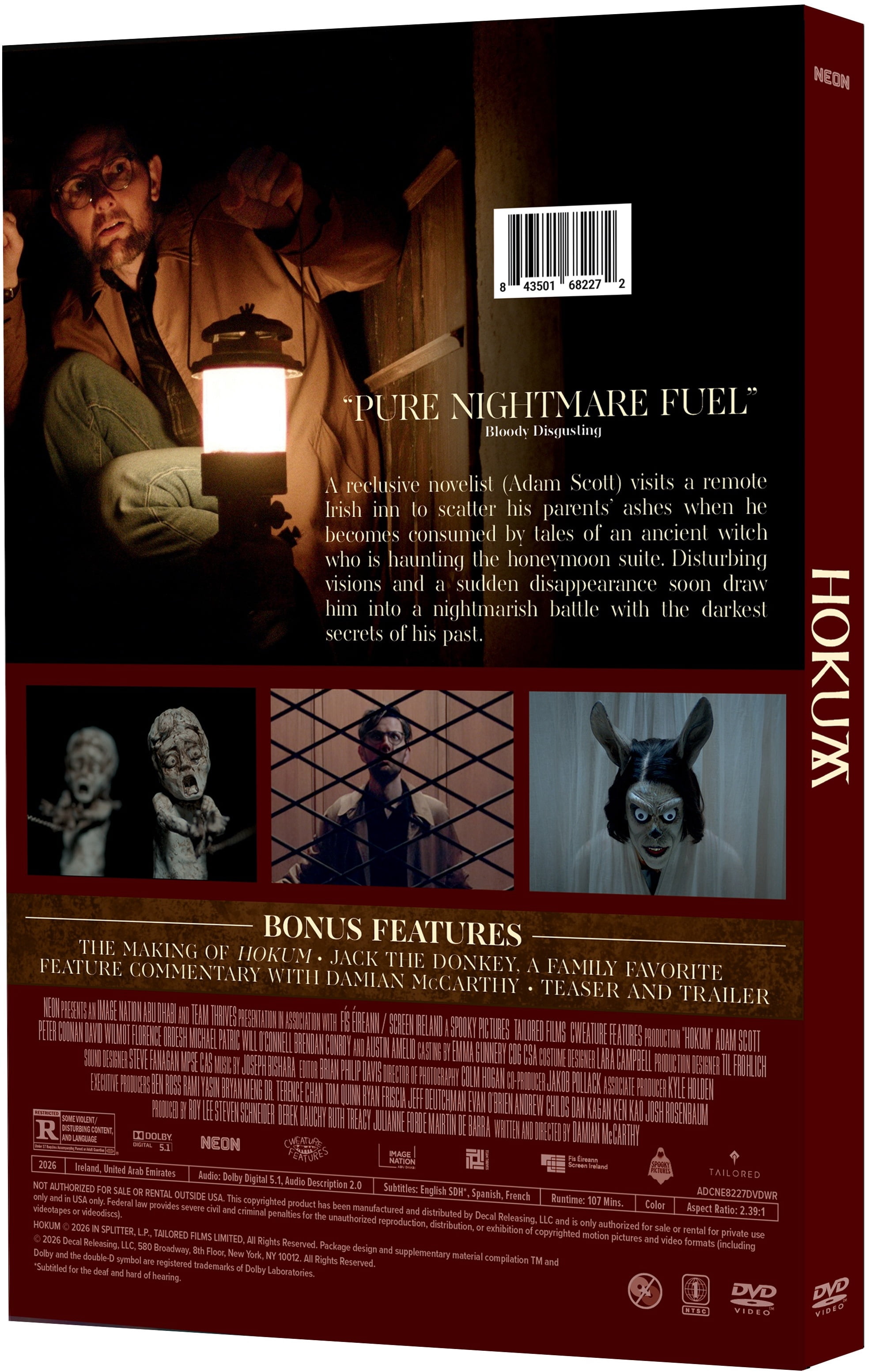 Hokum (DVD) Decal - Neon, Horror