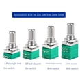 thumbnail image 5 of 5pcs RV097NS with switch 5PIN sealing Potentiometer B1K/5K/10K/20K/50K/100K/500K 5pin B5K, 5 of 9