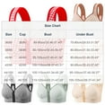 thumbnail image 2 of Gfyviron Womens Plus Size Bra Front Closure Plaid Full Coverage Bras Push Up Comfortable Breathable Wireless Bralette, 2 of 2