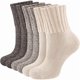 thumbnail image 1 of Chenchen Thermal Socks for Women, 3 Pairs Warm Thick Full Cushioned Knit Winter Crew Wool Boot Socks, Cozy Gift, 1 of 1