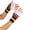 Wine, variant on qolati Women's Gloves & Mittens Winter Fingerless Gloves for Women Cute Cable Knit Gloves Lightweight Faux Fur Thumbhole Stretchy Wrist Sleeves