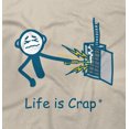 thumbnail image 2 of Life Is Crap Electrical Box Good Life Funny T Shirts Gift Ideas T-Shirt Tee by Life Is Crap, 2 of 2