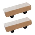 thumbnail image 2 of Lipstore 2x Sponge Armrest Cushion Removable Sponge Arm Pad for Computer Gaming Chair Beige, 2 of 8