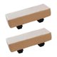 thumbnail image 2 of 2x Cojín para reposabrazos de silla Almohadilla de esponja para reposabrazos Almohada de apoyo para el codo para Beige, 2 of 9