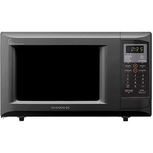 daewoo black microwave